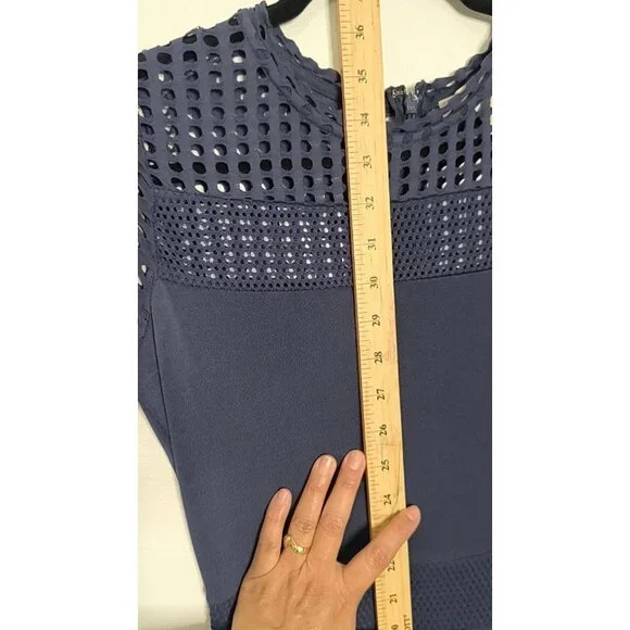 Michael Kors Sheat Women Dress SIze XS Navy Blue - Picture 6 of 12
